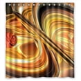 thumbnail image 1 of Ganma Luminescence flaming picture Shower Curtain Polyester Fabric Bathroom Shower Curtain 66x72 inches, 1 of 3