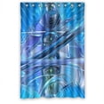 thumbnail image 1 of Ganma Luminescence robot Shower Curtain Polyester Fabric Bathroom Shower Curtain 36x72 inches, 1 of 3