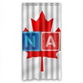 thumbnail image 1 of Ganma Maple Leaf Canada Shower Curtain Polyester Fabric Bathroom Shower Curtain 36x72 inches, 1 of 3