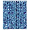 thumbnail image 1 of Ganma Merry Christmas Background Shower Curtain Polyester Fabric Bathroom Shower Curtain 60x72 inches, 1 of 3