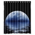 thumbnail image 1 of Ganma Moon Night Shower Curtain Polyester Fabric Bathroom Shower Curtain 60x72 inches, 1 of 3
