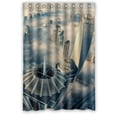 thumbnail image 1 of Ganma Morden City Shower Curtain Polyester Fabric Bathroom Shower Curtain 48x72 inches, 1 of 3