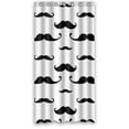 thumbnail image 1 of Ganma Mustache Shower Curtain Polyester Fabric Bathroom Shower Curtain 36x72 inches, 1 of 3