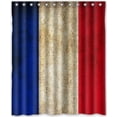 thumbnail image 1 of Ganma National Flag Of France Theme Print Shower Curtain Polyester Fabric Bathroom Shower Curtain 60x72 inches, 1 of 3