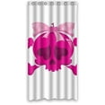 thumbnail image 1 of Ganma New Pink Skull Shower Curtain Polyester Fabric Bathroom Shower Curtain 36x72 inches, 1 of 3