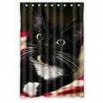 thumbnail image 1 of Ganma Noble Cat Shower Curtain Polyester Fabric Bathroom Shower Curtain 48x72 inches, 1 of 3