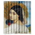 thumbnail image 1 of Ganma Oil Painting Design Roon Shower Curtain Polyester Fabric Bathroom Shower Curtain 60x72 inches, 1 of 3