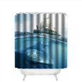 thumbnail image 1 of Ganma Pengpeng Whale Sea Shower Curtain Polyester Fabric Bathroom Shower Curtain 66x72 inches, 1 of 3
