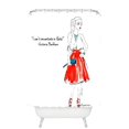 thumbnail image 1 of Ganma Quotes Shower Curtain Polyester Fabric Bathroom Shower Curtain 60x72 inches, 1 of 3