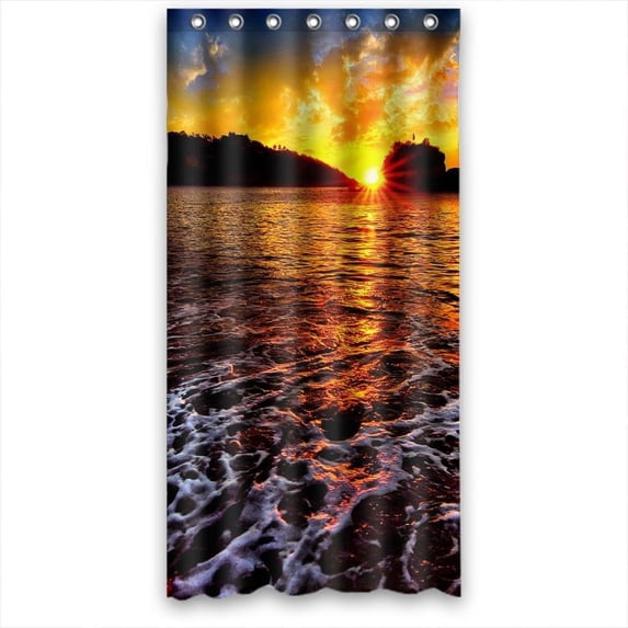 Ganma Rural scenery, forest landscape Shower Curtain Polyester Fabric Bathroom Shower Curtain 36x72 inches