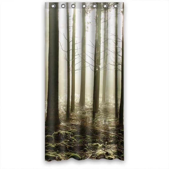 Ganma Rural scenery, forest landscape Shower Curtain Polyester Fabric Bathroom Shower Curtain 36x72 inches