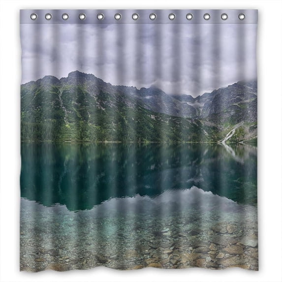 Ganma Rural scenery, forest landscape Shower Curtain Polyester Fabric Bathroom Shower Curtain 66x72 inches