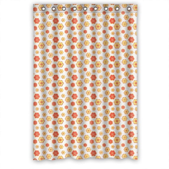Ganma Sea baby seamless patterns Shower Curtain Polyester Fabric Bathroom Shower Curtain 48x72 inches