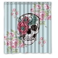 thumbnail image 1 of Ganma Seamless Shower Curtain Polyester Fabric Bathroom Shower Curtain 66x72 inches, 1 of 3