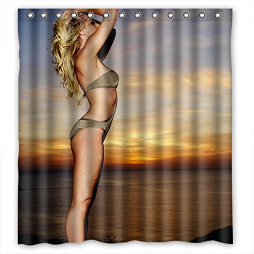 Ganma Sex Girl Shower Curtain Polyester Fabric Bathroom Shower Curtain 66x72 inches