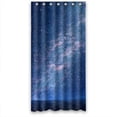 thumbnail image 1 of Ganma Shining Star Blue Sky Shower Curtain Polyester Fabric Bathroom Shower Curtain 36x72 inches, 1 of 3