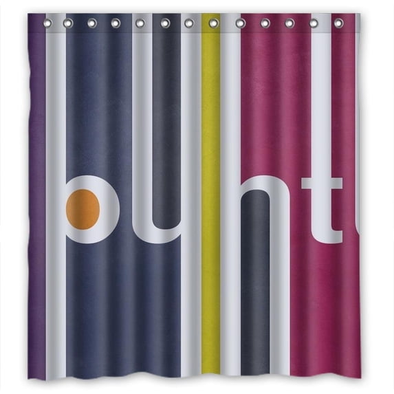 Ganma Simple and elegant pattern Shower Curtain Polyester Fabric Bathroom Shower Curtain 66x72 inches