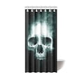 thumbnail image 1 of Ganma Skull Shower Curtain Polyester Fabric Bathroom Shower Curtain 36x72 inches, 1 of 3