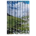thumbnail image 1 of Ganma Snow mountain Scenic World Shower Curtain Polyester Fabric Bathroom Shower Curtain 48x72 inches, 1 of 3