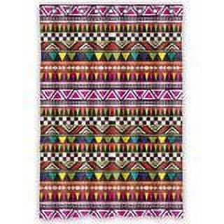 Ganma Special Aztec Tribal Pattern Christmas Shower Curtain Polyester Fabric Bathroom Shower Curtain 48x72 inches