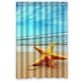 thumbnail image 1 of Ganma Starfish Shower Curtain Polyester Fabric Bathroom Shower Curtain 48x72 inches, 1 of 3
