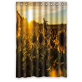 thumbnail image 1 of Ganma Sunset Sunflower landscape Elegant Shower Curtain Polyester Fabric Bathroom Shower Curtain 48x72 inches, 1 of 3