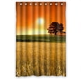thumbnail image 1 of Ganma Sunset paddy prairie beauty Shower Curtain Polyester Fabric Bathroom Shower Curtain 36x72 inches, 1 of 3