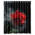 thumbnail image 1 of Ganma The Withe Rose Rose Savona Shower Curtain Polyester Fabric Bathroom Shower Curtain 60x72 inches, 1 of 3