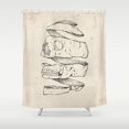 thumbnail image 1 of Ganma Twister Skull Shower Curtain Polyester Fabric Bathroom Shower Curtain 66x72 inches, 1 of 3