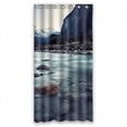 thumbnail image 1 of Ganma Water Mountains Landscapes Nature Snow Valley Rocks Rivers Shower Curtain Polyester Fabric Bathroom Shower Curtain 36x72 inches, 1 of 3
