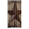 thumbnail image 1 of Ganma Western Texas Star Scene Printed Shower Curtain Polyester Fabric Bathroom Shower Curtain 36x72 inches, 1 of 3