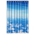 thumbnail image 1 of Ganma glam blue clouds sky Shower Curtain Polyester Fabric Bathroom Shower Curtain 48x72 inches, 1 of 3