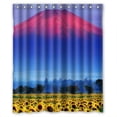 thumbnail image 1 of Ganma glam volcano and sunflowers field Shower Curtain Polyester Fabric Bathroom Shower Curtain 60x72 inches, 1 of 3