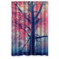 thumbnail image 1 of Ganma mistyest and red trees Shower Curtain Polyester Fabric Bathroom Shower Curtain 48x72 inches, 1 of 3