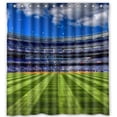 thumbnail image 1 of Ganma the Football Field Shower Curtain Polyester Fabric Bathroom Shower Curtain 66x72 inches, 1 of 3