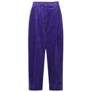 Ganni Woman Ganni 'Corduroy' Purple Corduroy Pants