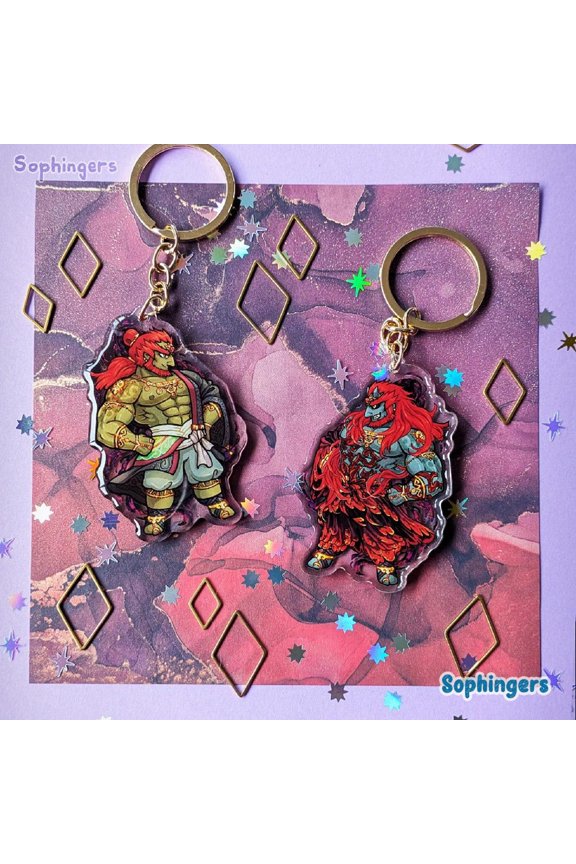 GanonDILF Keychain // Clear Acrylic Keychain (1 keychain)