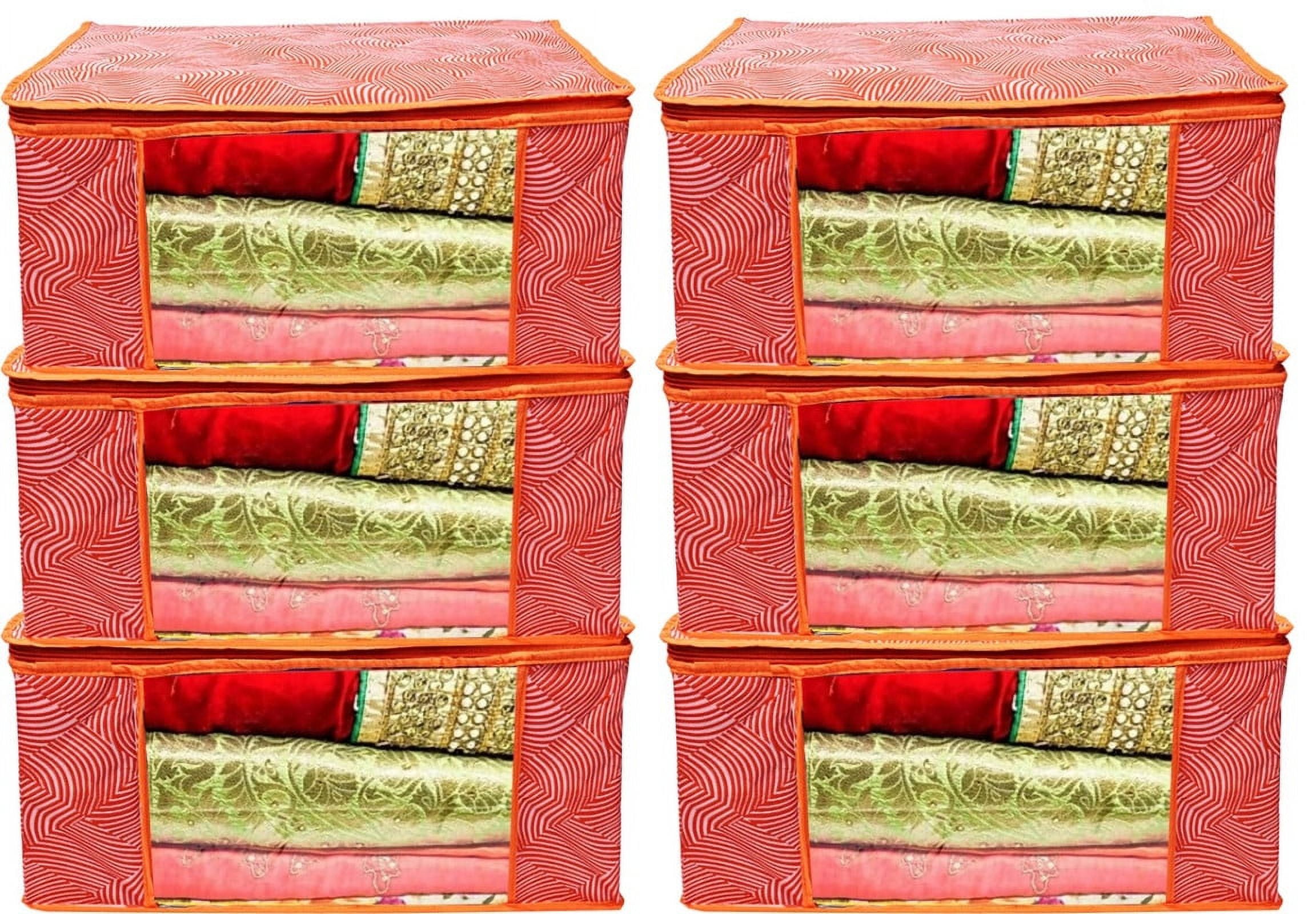 Ganpati Bags Presents Leheriya Print Saree Covers With ZipSaree Covers