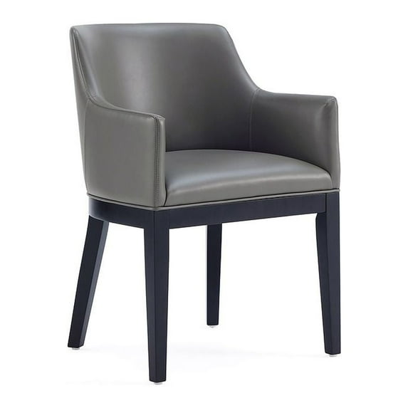 Gansevoort Modern Faux Leather Dining Armchair
