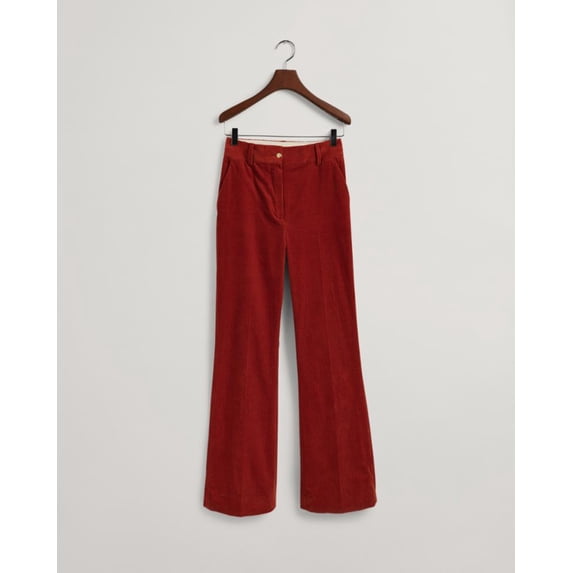 Gant Apparel S Women's D2. Hw Flare Cord Pants Seasonal Newness Brown , 44 Reg US