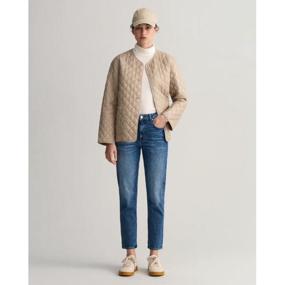 Gant Apparel S Women's D2. Quilted Liner Jacket Iterations Nude , Xl Reg US