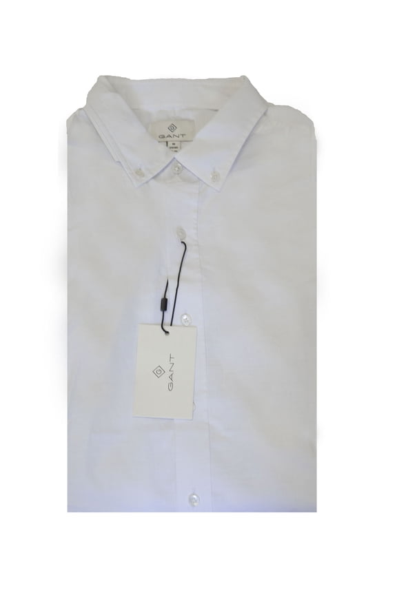 Diamond G Men's Fitted Chambray Button Down Shirt (384412), Medium, White