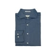 thumbnail image 1 of Gant Diamond G Men's Fitted Dobby Amalfi Collar Shirt (3050406), Medium, Marine, 1 of 5