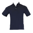thumbnail image 1 of Gant Diamond G men's Flat Knit Polo (2070001), Medium, Marine, 1 of 2