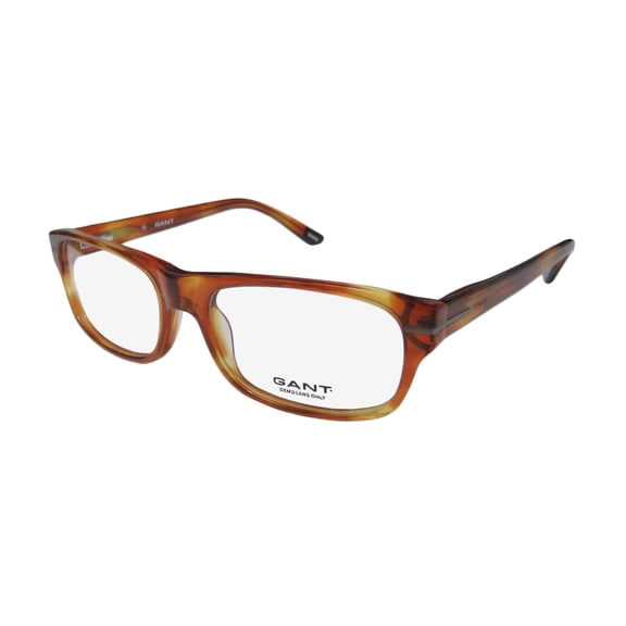 Gant Felix Eyeglass Frames 53mm Amber Horn