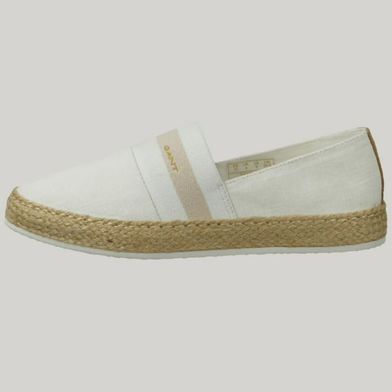 Gant Footwear Women's Raffiaville Espadrille White , 37 M US