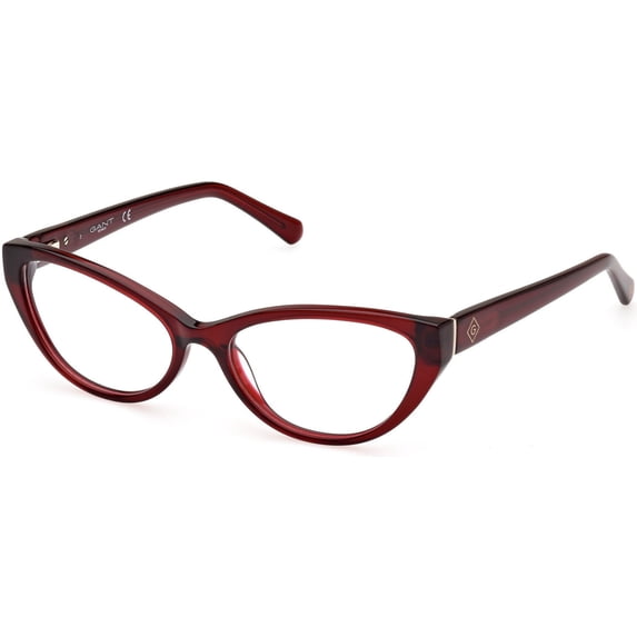 Gant GA4142 066 Women's Shiny Red Plastic Cat Eye Frame Eyeglasses