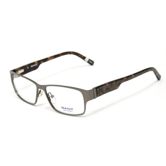 Gant Leopold Rectangular Eyeglass Frames 54mm Satin Gunmetal