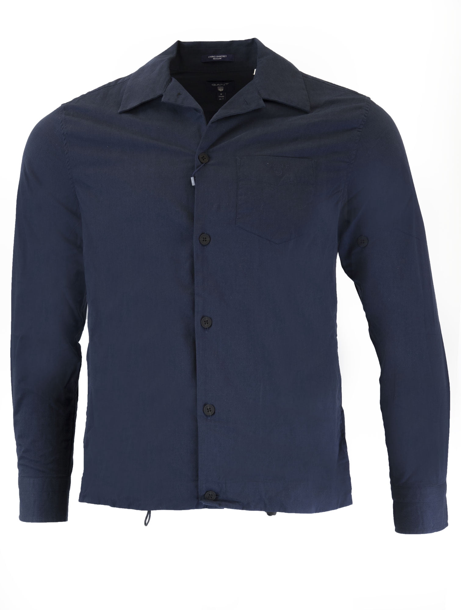 Gant Men's Chino Shacket (3001030), Medium, Navy