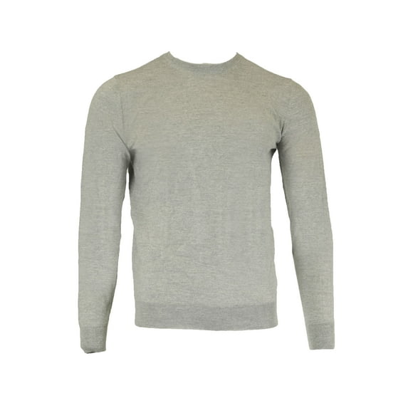 Gant Men's Fine Merino Wool Crew Neck Sweater, Meium, Grey
